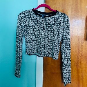 Forever 21 graphic crop top